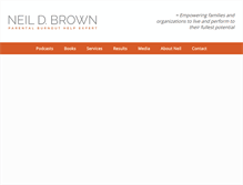 Tablet Screenshot of neildbrown.com